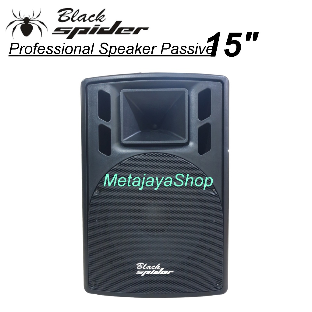 Professional Speaker Passive Black Spider JBO-15PS Speaker Pasif 15 Inch