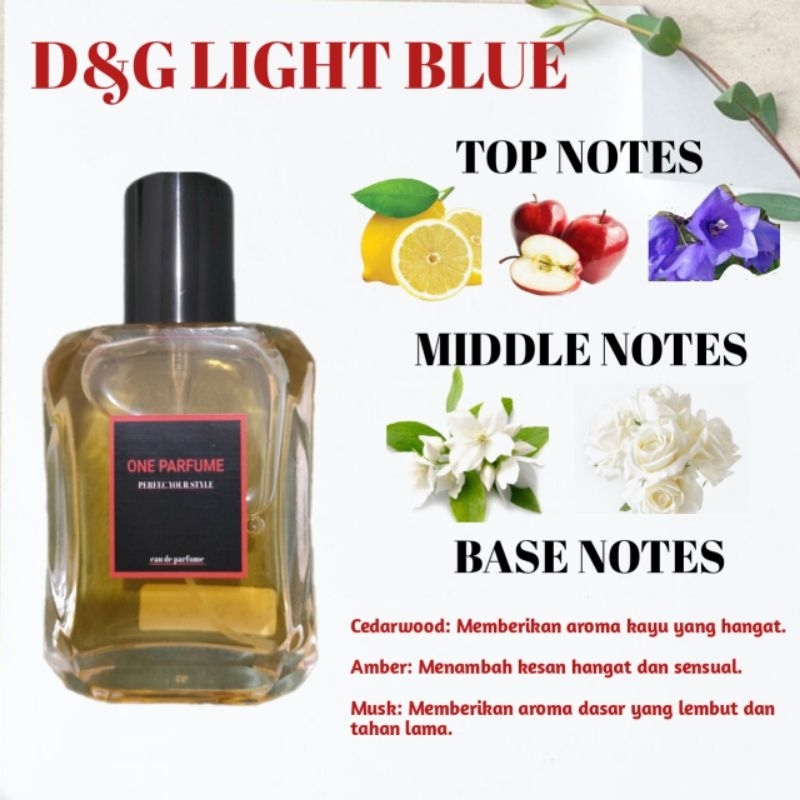 ONE PARFUM INSPIRED DNG LIGHT BLUE PREMIUM QUALITY