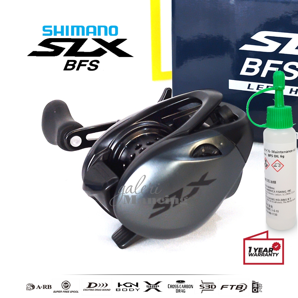 Reel BC SHIMANO SLX BFS | Free BFS Oil | Hagane Saltwater Baitcasting