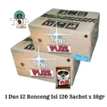 

TOP PLUS GULA 1 DUS 12 RENCENG ISI 120 SACHET×18 grm