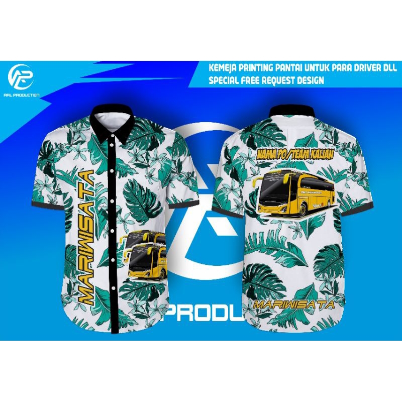 KEMEJA HAWAI PRINTING CUSTOM