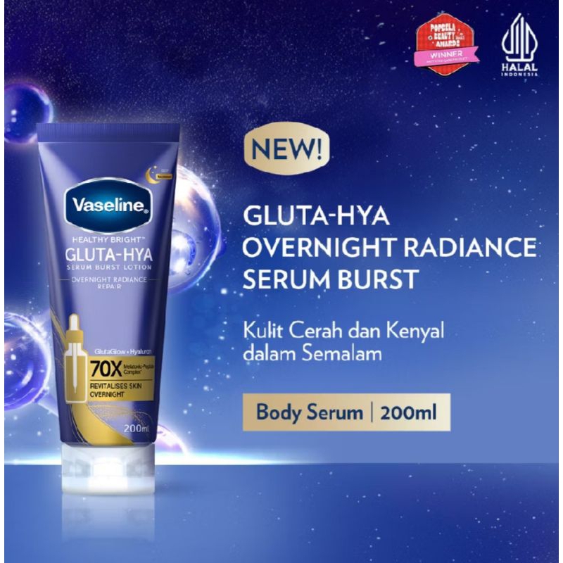 VASELINE GLUTA-HYA Overnight Radiance