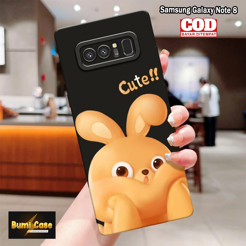 Bumi Case Samsung Galaxy Note 8 - Fashion Case Kartun - Softcase Pro Camera Samsung Galaxy Note 8 - 