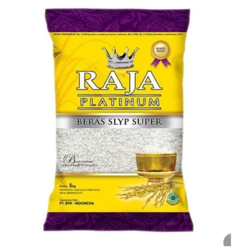 

Beras RAJA PLATINUM 5 Kg/ Beras 5 Kg / Beras Premium