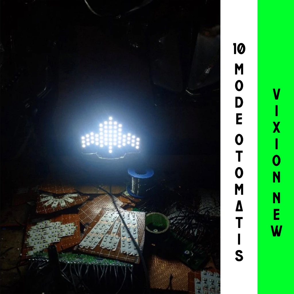 Stoplamp Lampu running vixion new 8 tr 10 mode otomatis PNP