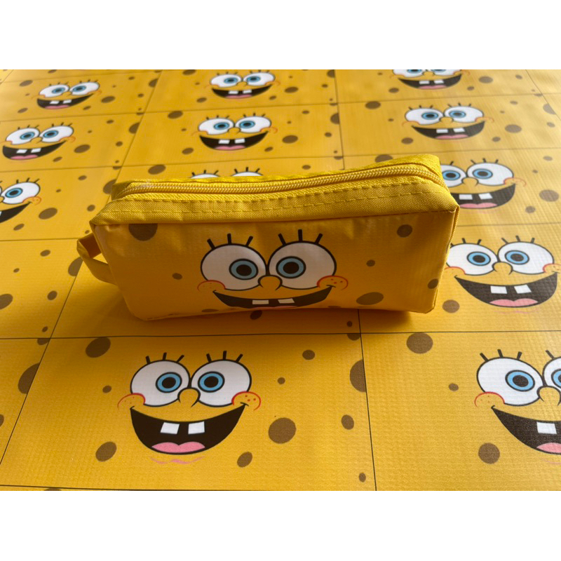 

Tempat Pensil SpongeBob Pencil Case Kostak Kotak Pensil Dompet Pouch Custom Nama
