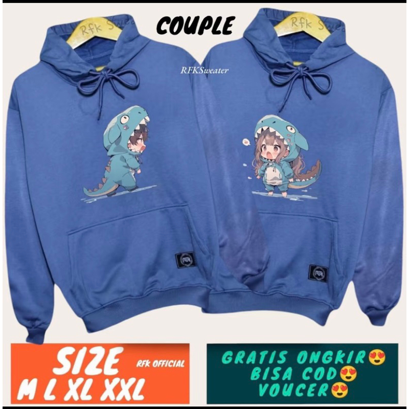 sweater couple / hoodie couple / switer couple pasangan 2 pcs / hoodie couple pasangan 2 / jaket cou