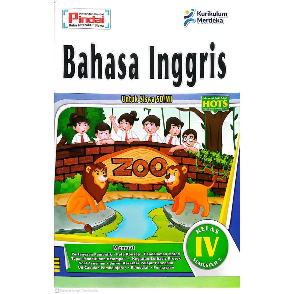 LKS Bahasa Inggris kurikulum Merdeka Kelas 4 SD/MI Semester 2