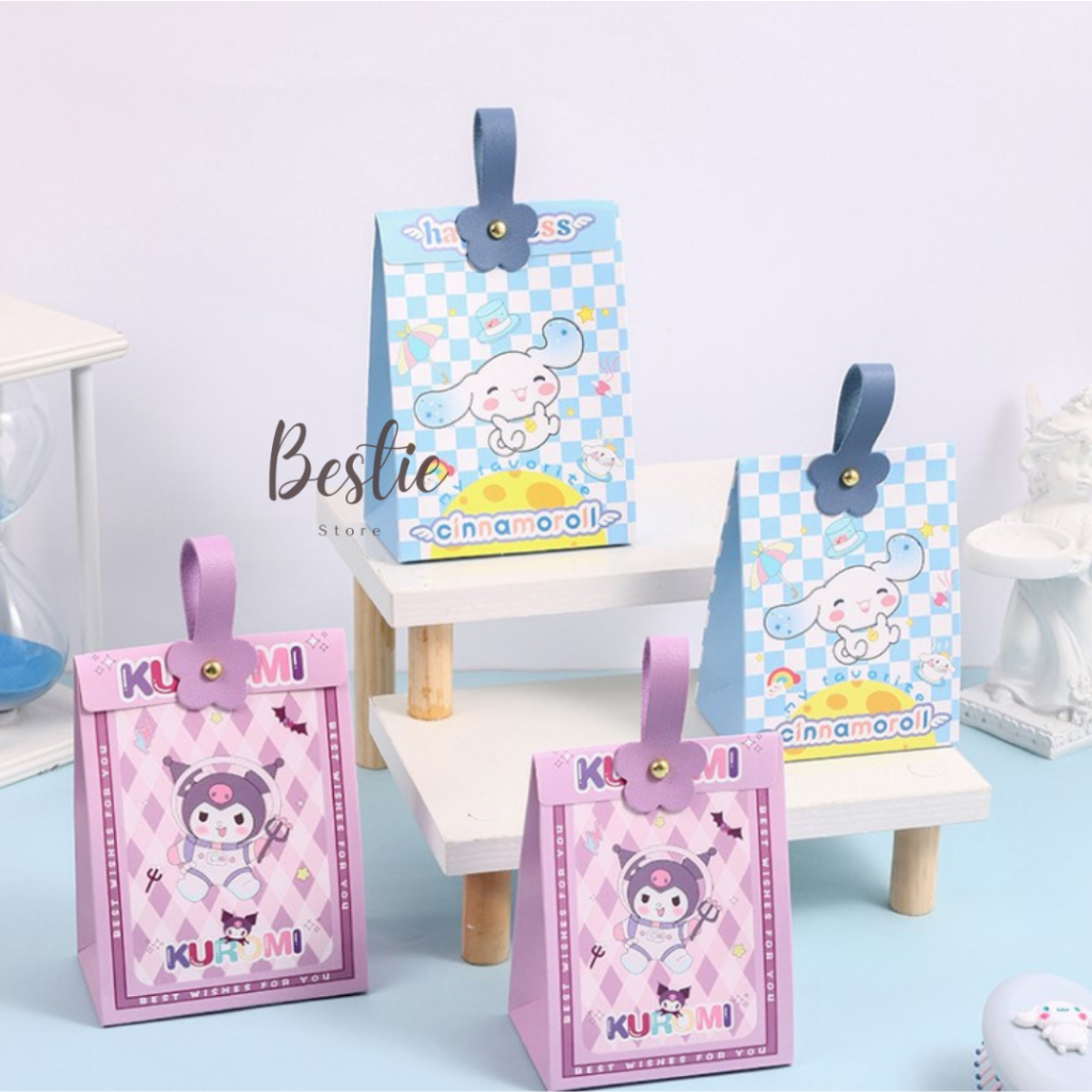 

Bestie Goodie Bag Giftbag Tas Hampers Kado Hadiah Snack Kecil Motif Kuromi Cinnamon Sanrio Premium