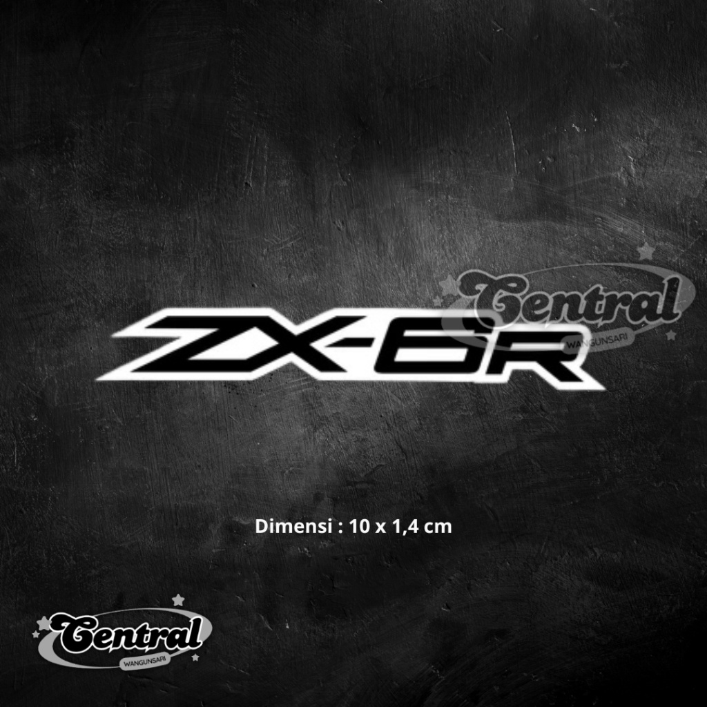 Sticker logo ZX6R cutting sticker KAWASAKI ZX-6R Sticker Cutting PREMIUM QUALITY