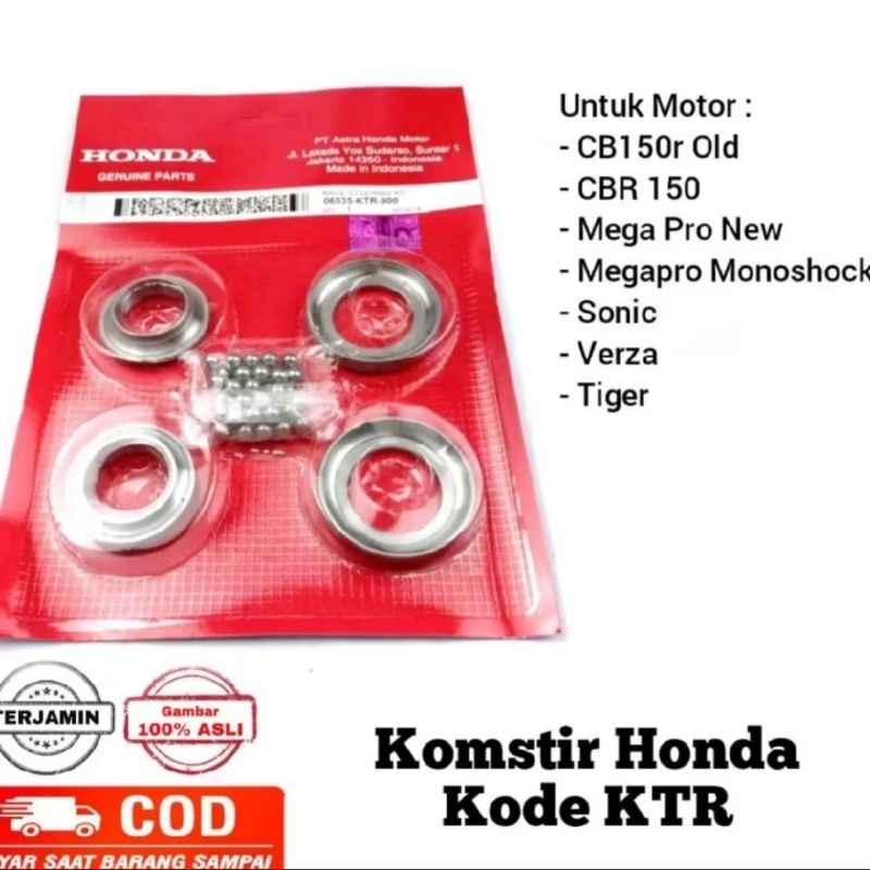 KOMSTIR COMSTIR KLAHAR STANG VERZA CB150R MEGAPRO MONOSHOCK ORIGINAL HONDA PARTS