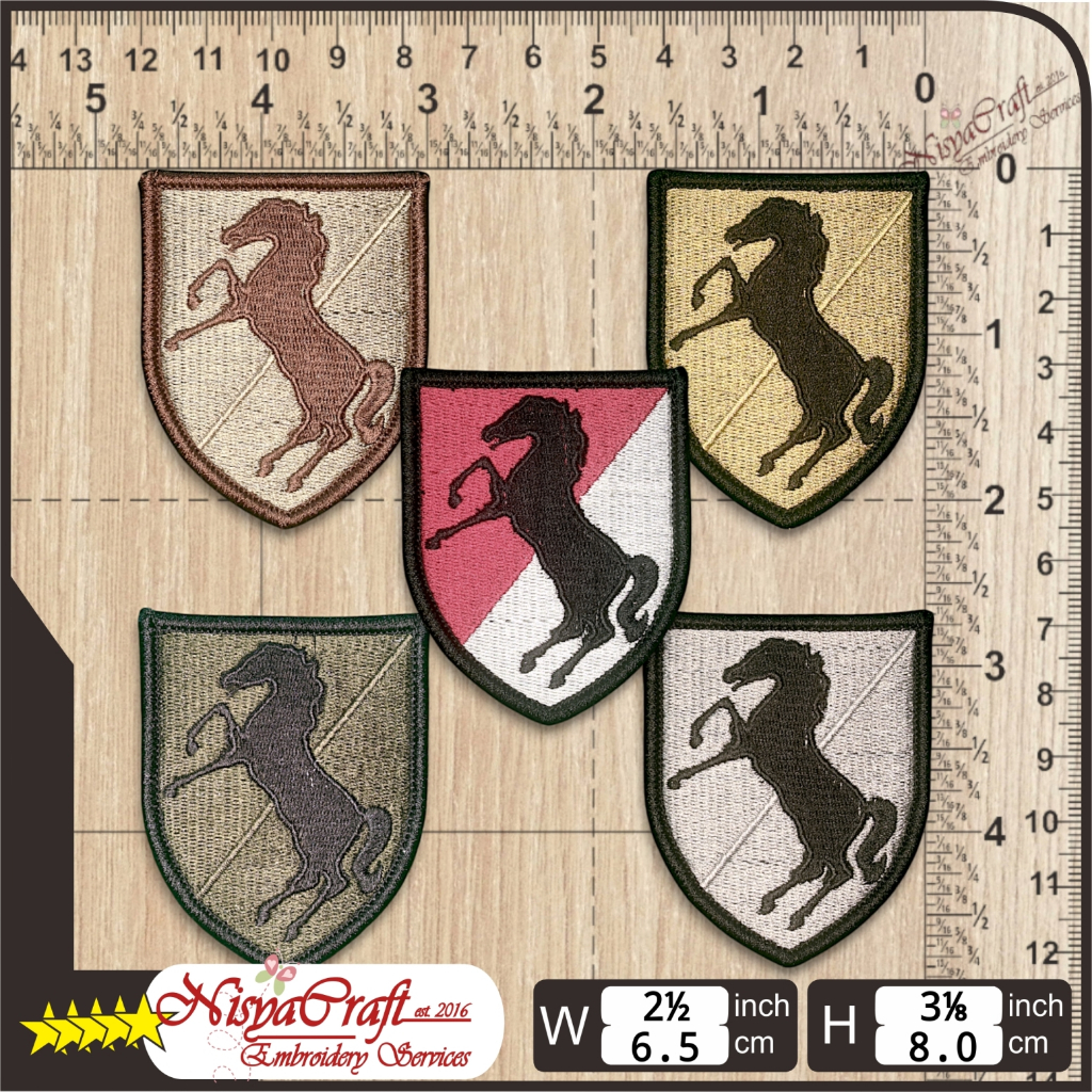 NCEP0101-0061 US ARMY 11th Armored Cavalry Division | Armored Cavalry | Shoulder Sleeve Insignia (SS