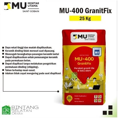 SEMEN MU400 PEREKAT GRANIT & BATU ALAM 25KG