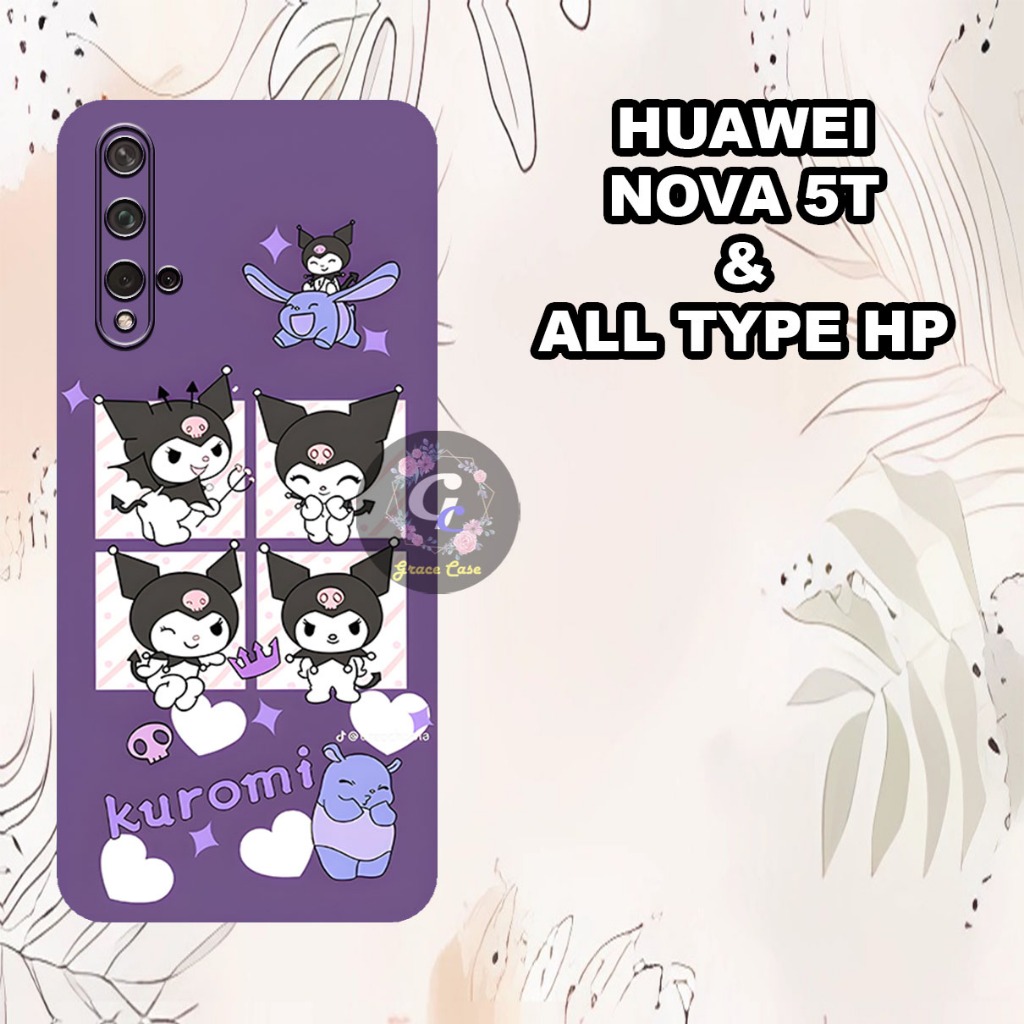 (GC25) Softcase karet Hp HUAWEI NOVA 5T Terbaru 2024 | Case Motif CEWEK | Case  Hp HUAWEI NOVA 5T   