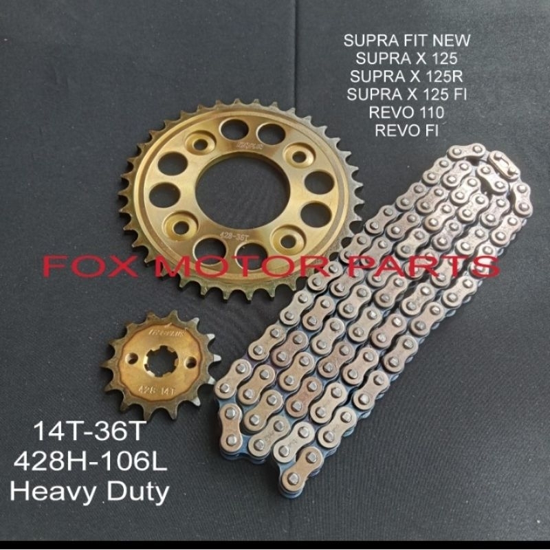 GEAR GIR SET GEAR GIR PAKET SUPRA FIT NEW / GEAR SUPRA FIT NEW 36T / gear sura fit new / gear Supra 