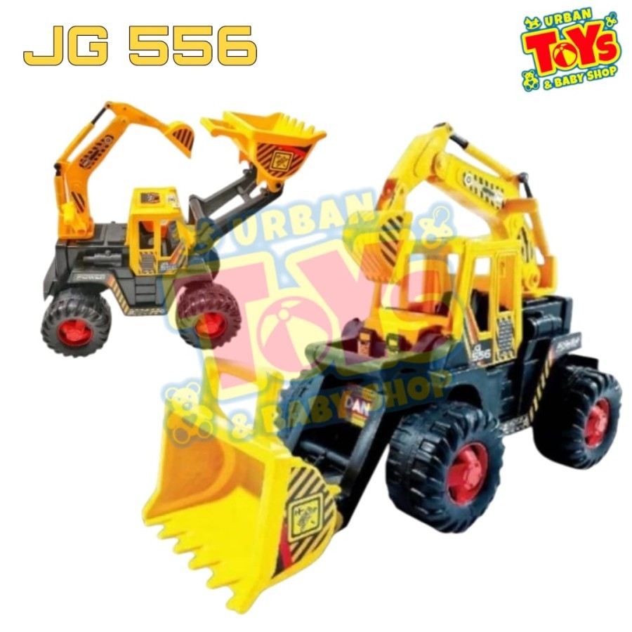 Mainan Anak Truck Excavator / Mobil Truck Konstruksi Jg 556