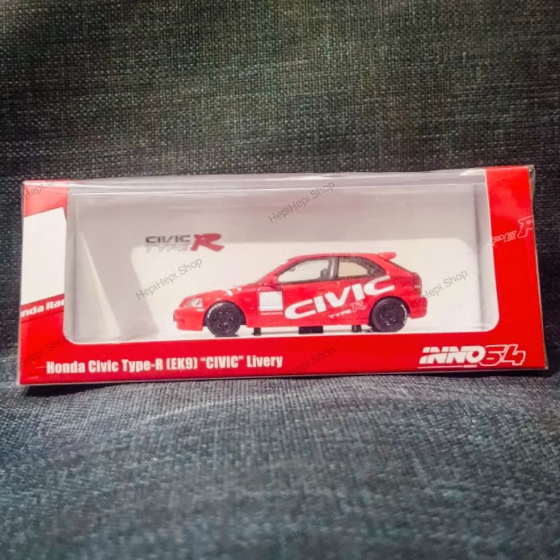 INNO64 Honda Civic Type R (EK9) Red With Civic Livery