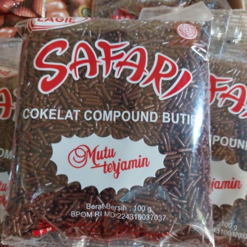 

Safari Coklat Compound Butir 100 gr