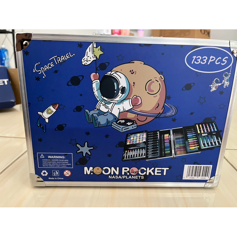 

IJNC crayon set 133 pcs / Crayon Art 128pcs koper Alumunium besi / Crayon pensil warna