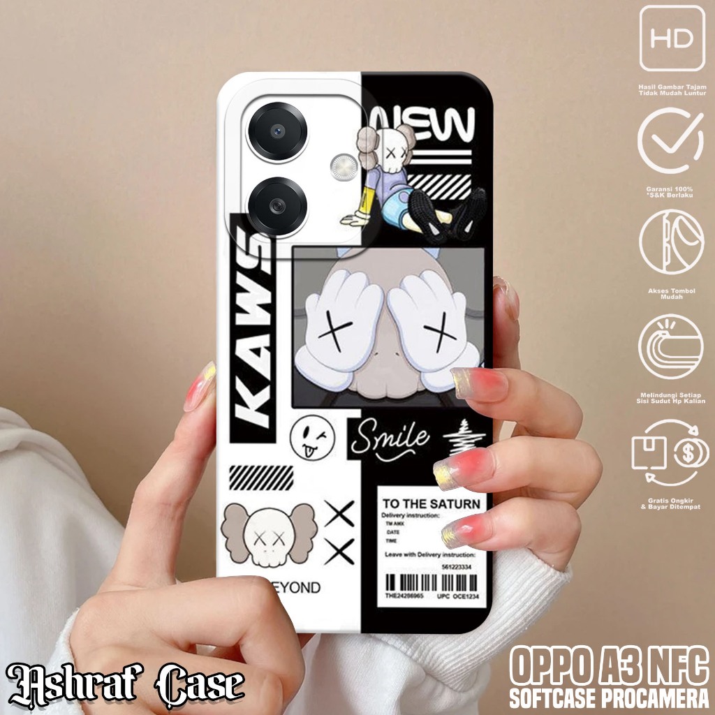 Case Oppo A3 NFC - Softcase Hp Oppo A3 NFC ( AES ) Silikon Oppo A3 NFC - Casing Hp Oppo A3 NFC - Kes