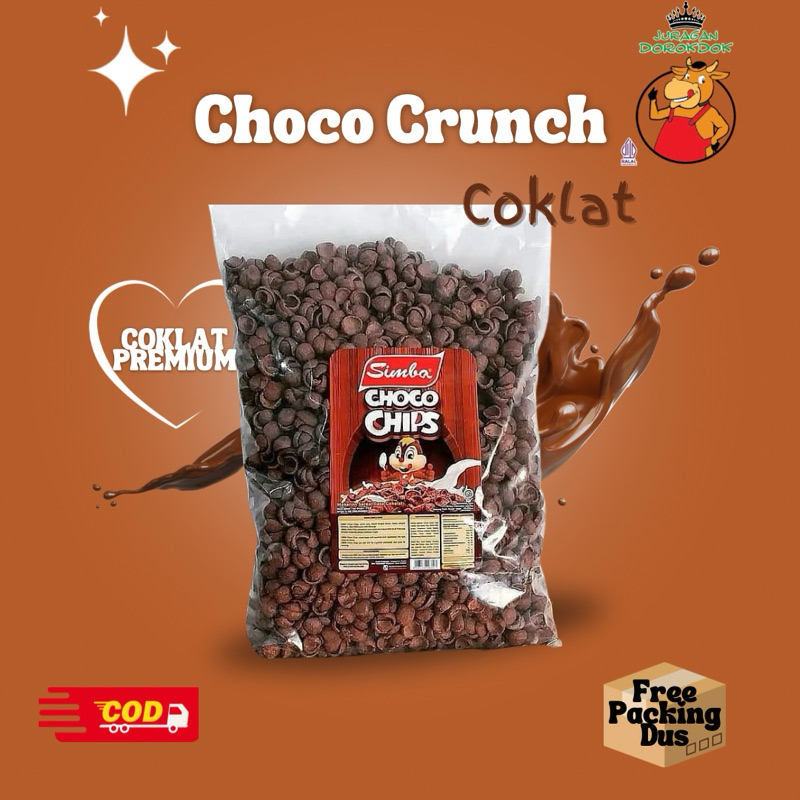

COCO CRUNCH 500 GR / CHOCO CHIPS / KOKO KRUNCH / COCO CRUNCH KILOAN