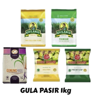 

gula pasir kemasan 1kg premium asli tebu pilihan