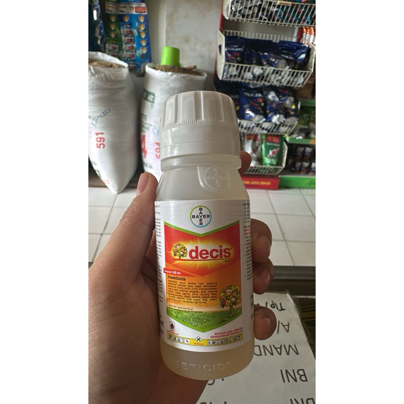 DECIS 100ML INSEKTISIDA obat pembasmi hama ulat kutu putih belalang