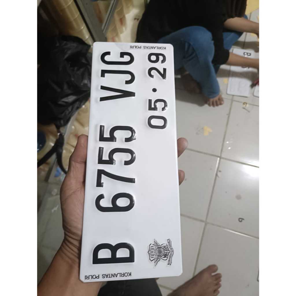 Plat nomor baut tanam motor custom plat nomor motor lipat baut tanam PNP