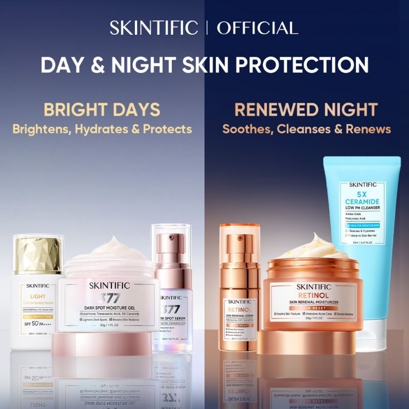 SKINTIFIC - 6pcs Paket Skincare Set