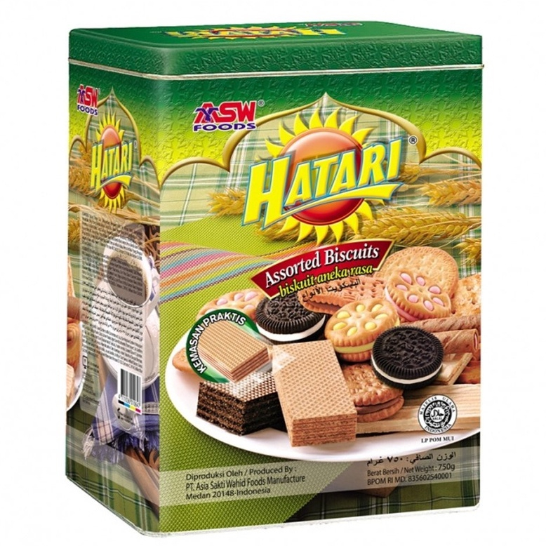 

Hatari Assorted Biskuit Kaleng 700gr | Biskuit Lebaran | Kue Kering |