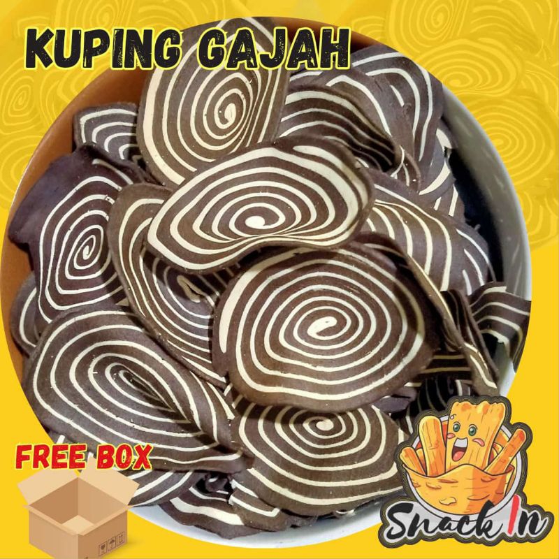 

1kg Kuping Gajah Manis Renyah Cemilan Kuping Gajah