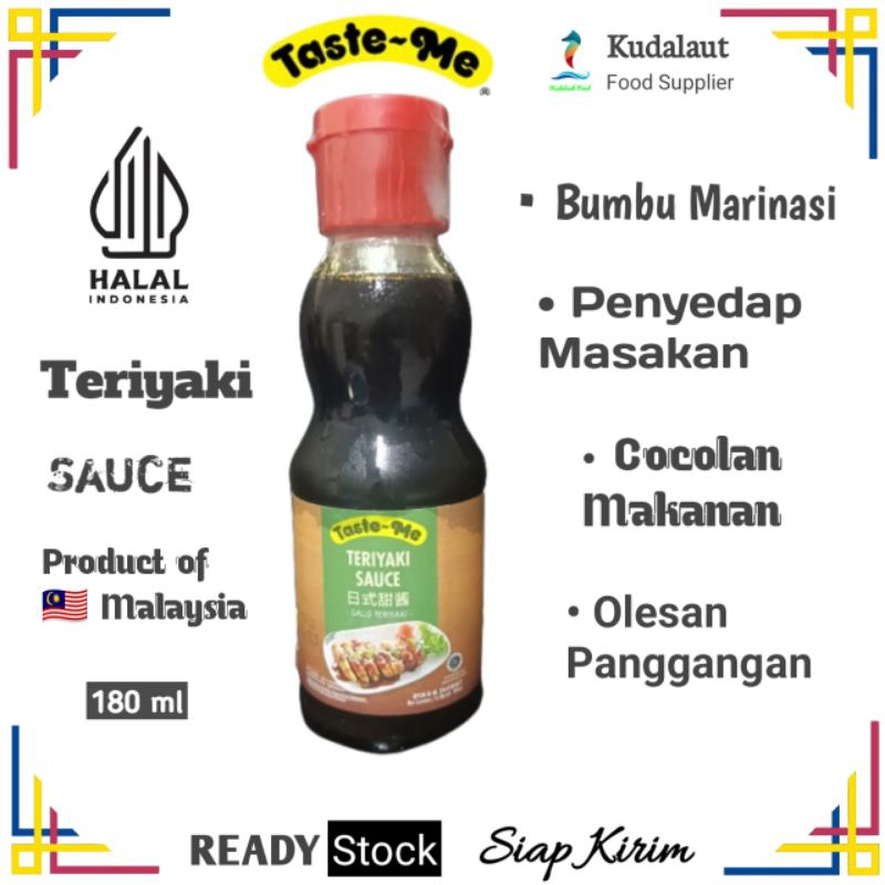 

Taste Mee Teriyaki Sauce; botol kaca 180ml