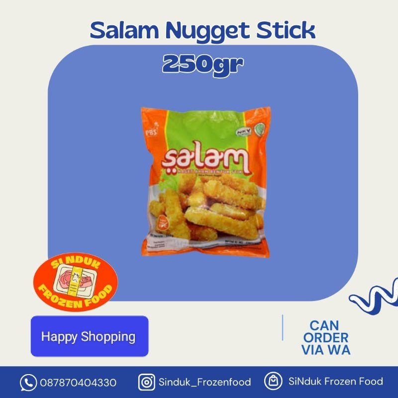 

Salam Chicken Nugget Ayam / Stick 250gr