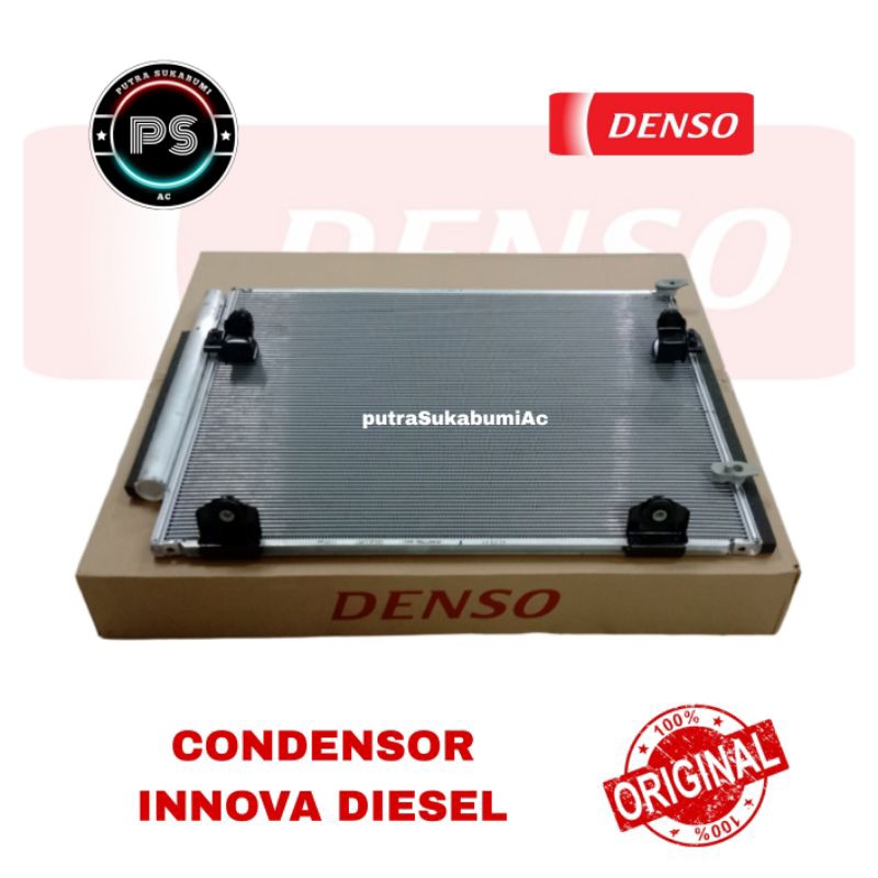 KONDENSOR CONDENSOR AC MOBIL INNOVA DIESEL ORIGINAL DENSO