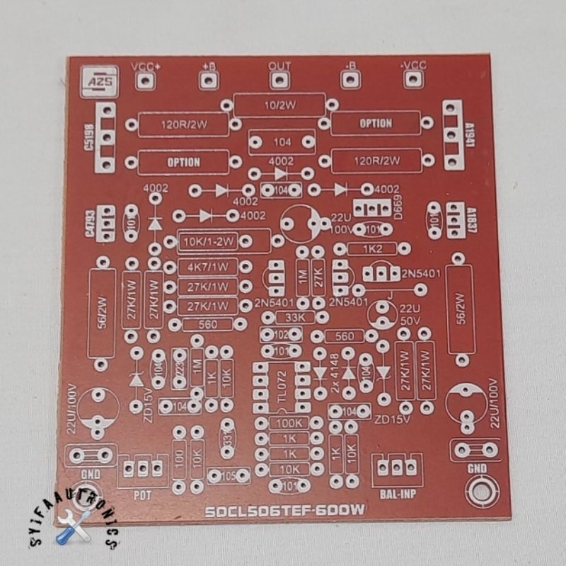 PCB SOCL 506 TEF 600W input balance