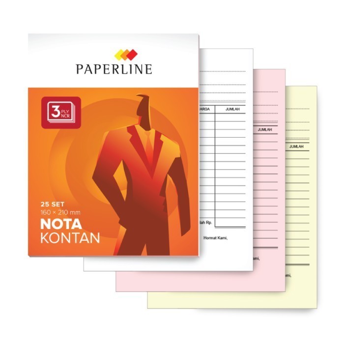 

nota kontan besar 2 rangkap perpack / 3 rangkap / buku bon besar 2ply / nota kontan B2 / B3