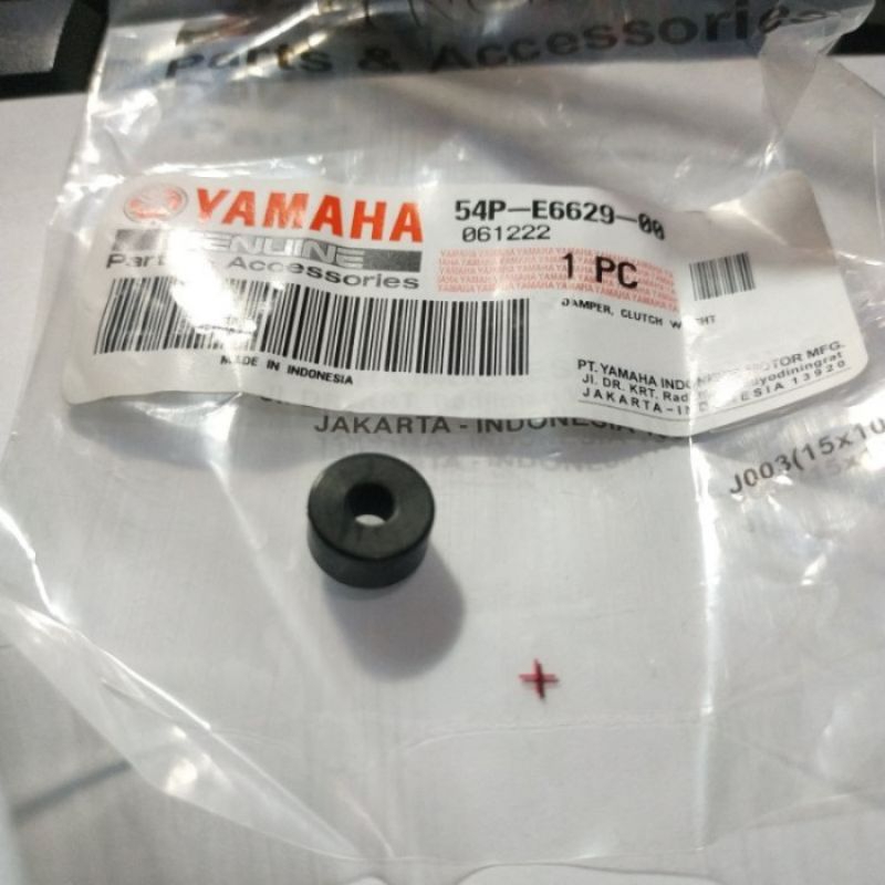 KARET GANDA DAMPER CLUTCH WEIGHT YAMAHA MIO J M3 SOUL GT FINO 115 ASLI ORIGINAL YGP / 54P-E6629-00