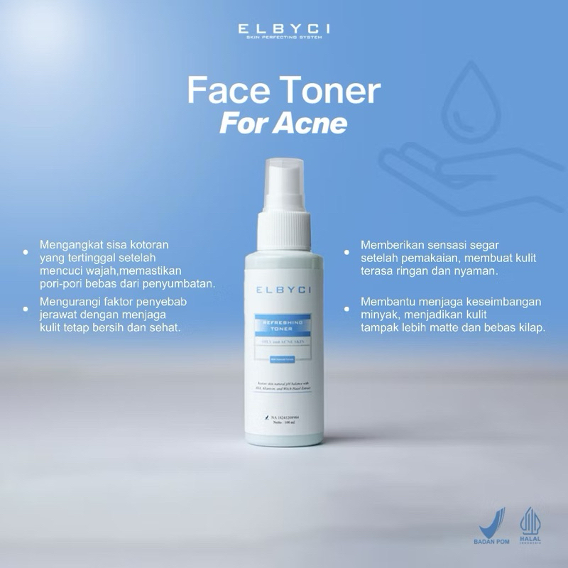 [original] ELBYCI SKINCARE FACE TONER ACNE