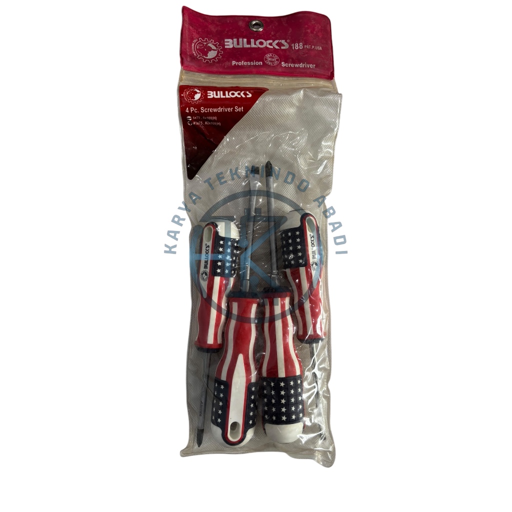 Bullock Obeng America Set 4 pcs