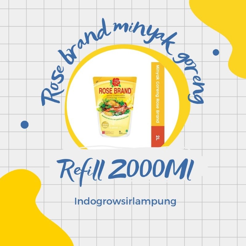 

Rose brand minyak goreng 2mL