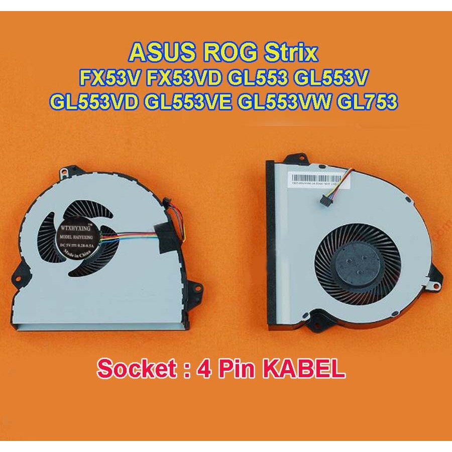 CPU COOLING FAN ASUS ROG Strix GL553 GL553V GL553VD GL553