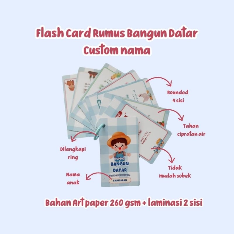Flash Card Rumus Bangun Datar