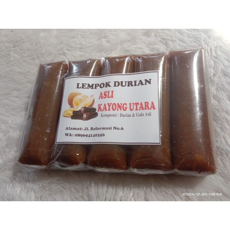 

[ LEMPOK DURIAN PONTIANAK ] LEMPOK DURIAN oleh-oleh Khas Kayong Utara, Terbuat dari Durian Asli kayong utara dengan tambahan Gula sebagai pengawet