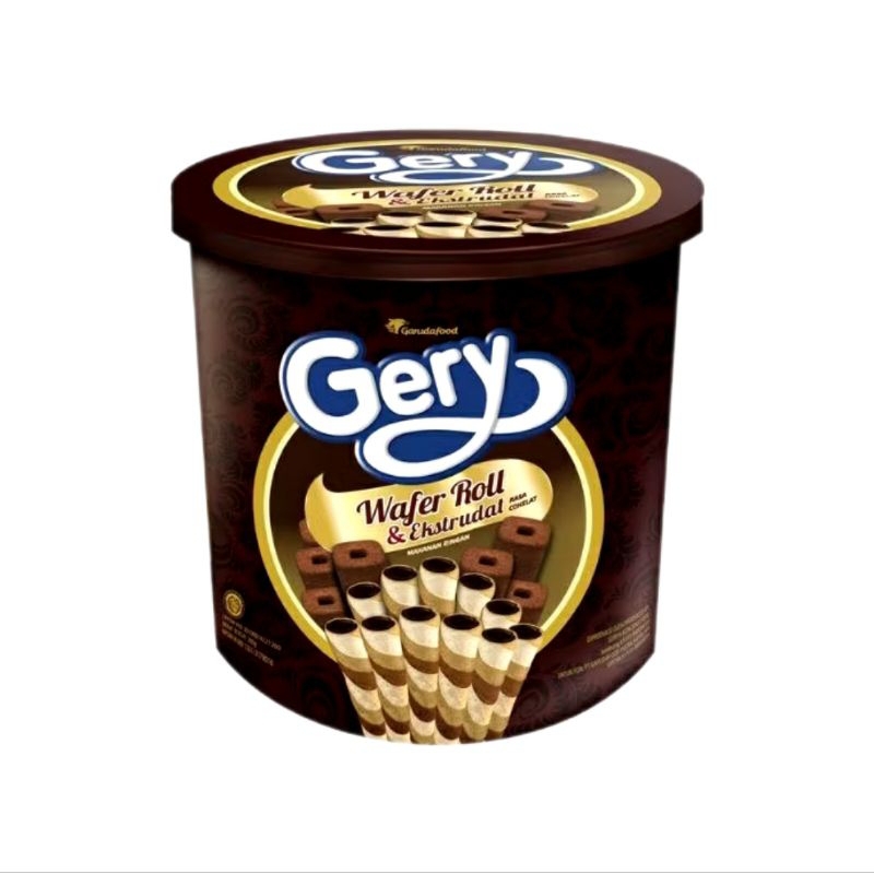 

Gery Wafer Roll & Ekstrudat Rasa Cokelat 350g - Pcs