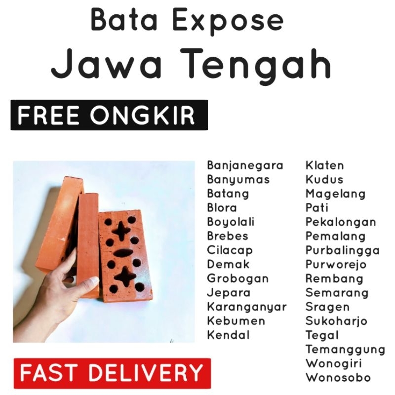 Bata Expose | Bata Ekspos | Bata hias gapura teras pagar