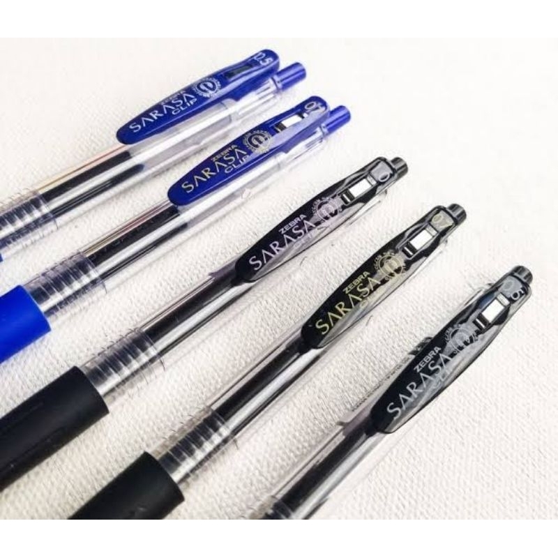 

Pulpen sarasa gel ukuran 0,5 0,7 1,0 | Ready warna biru hitam