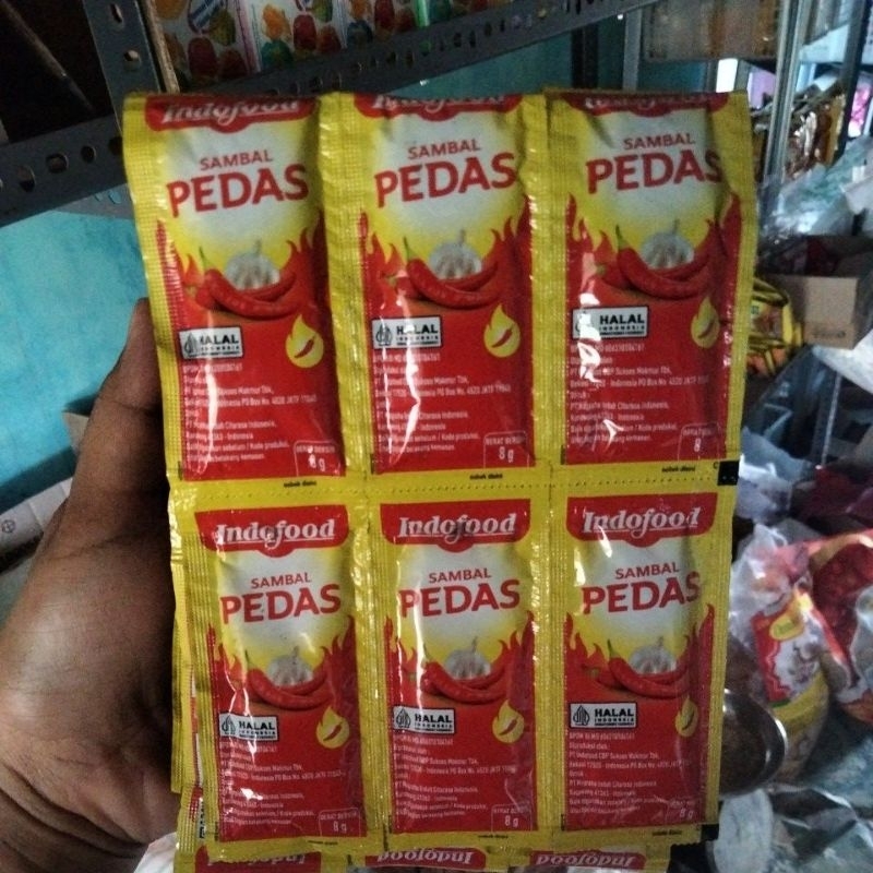 

Saus indofood saset (isi 36 pcs )