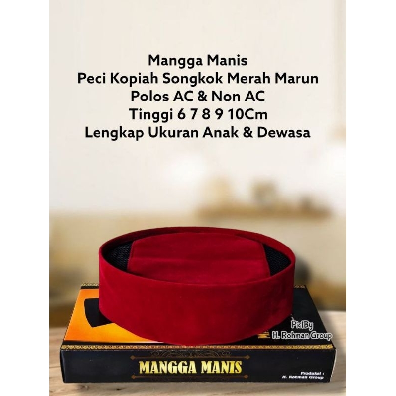 peci kopiah songkok mangga manis