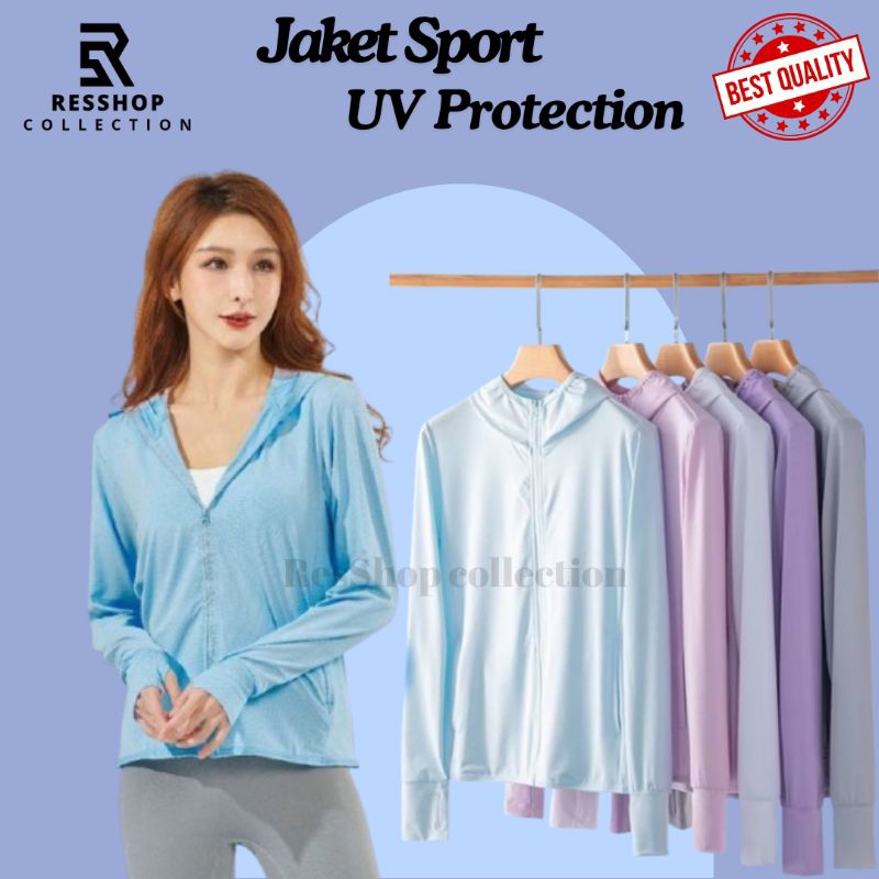 Jaket Anti UV Olahraga Wanita Jaket Running Jaket Sport Fitness GYM Wanita Jaket Sport Airsm Wanita