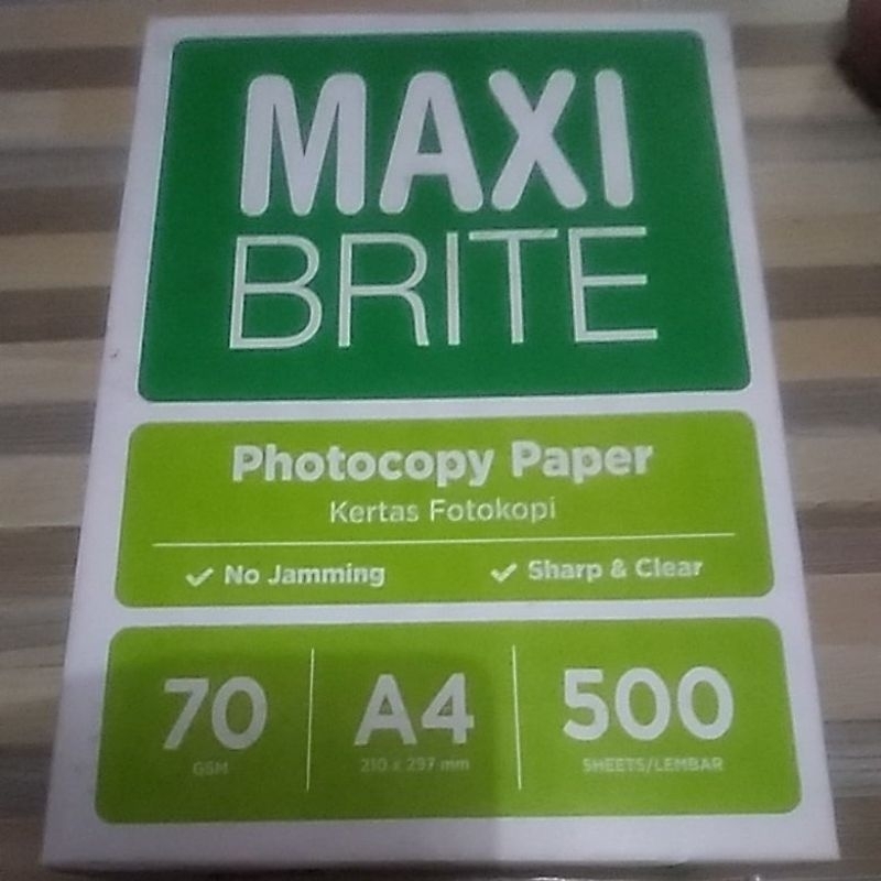 

KERTAS HVS "MAXI BRITE" A4 70 GSM